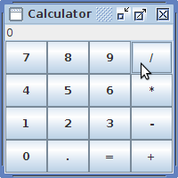 Calculator window